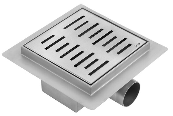 Rea Line, nerezový odtokový žľab 150x150 mm, oceľová, REA-G6205