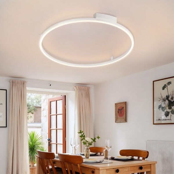 Brilagi - stmievateľné LED svietidlo PORTOFINO LED/60W/230V, pr. 80 cm, biela + DO
