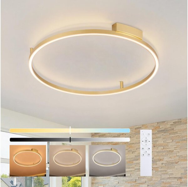 Brilagi - stmievateľné LED svietidlo PORTOFINO LED/60W/230V pr. 80 cm zlaté + DO