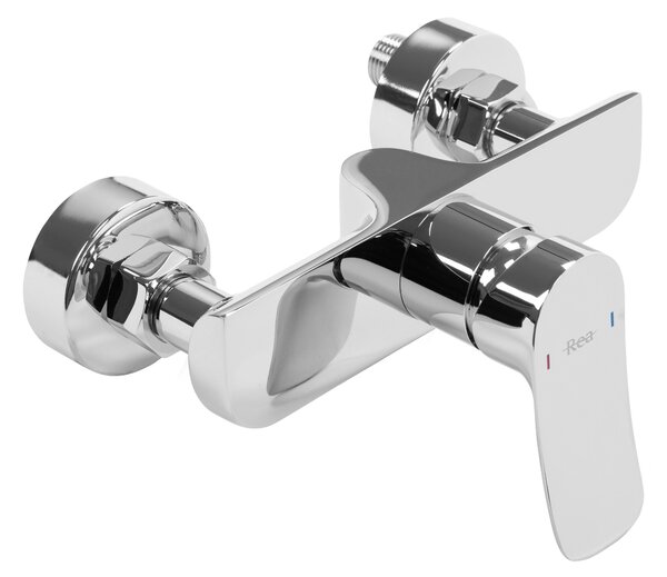 Rea Dart, nástenná sprchová batéria 150 mm s ručnou bodovou sprchovou súpravou, chrómová, REA-B3303
