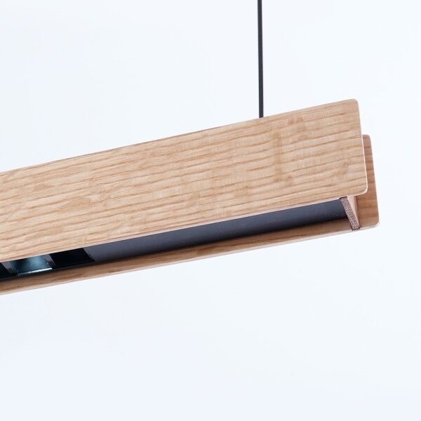 Immax NEO 07303L - LED stmievateľný luster na lanku MADEIRA 26W/230V Wi-Fi Tuya 122 cm dub