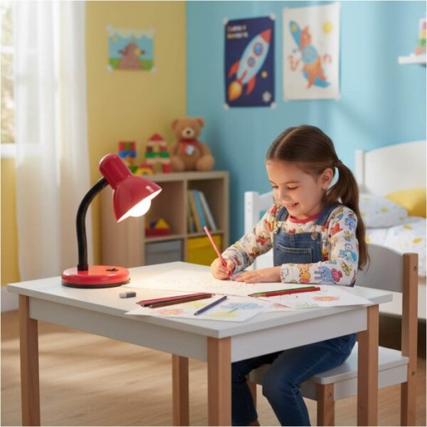 Stolná lampa SMIESZEK 1xE27/40W/230V ružová