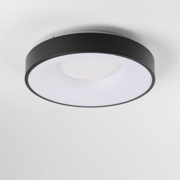 Brilagi - stmievateľné LED stropné svietidlo FALCON II LED/67W/230V priemer 40 cm čierne s diaľkovým ovládaním