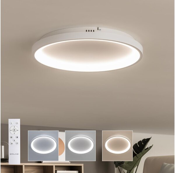 Brilagi - LED stmievateľné stropné svietidlo FALCON SLIM LED/42W/230V pr. 50 cm biela +DO