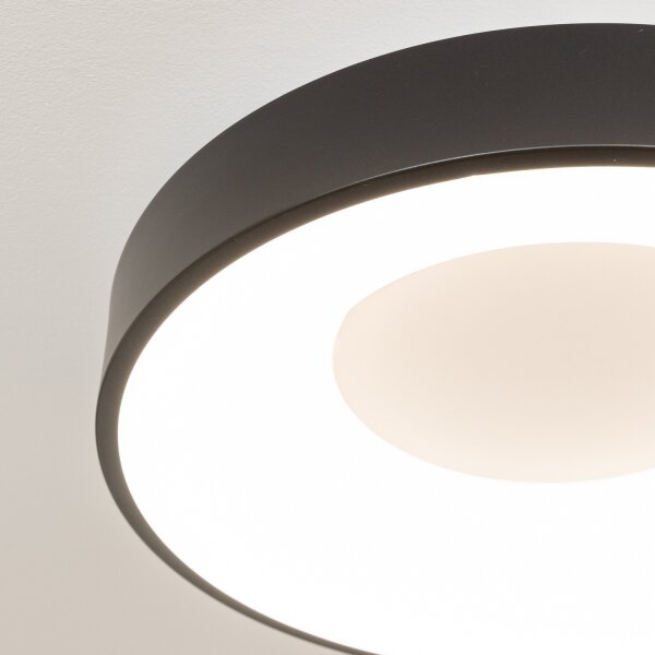 Brilagi - stmievateľné LED stropné svietidlo FALCON II LED/67W/230V priemer 40 cm čierne s diaľkovým ovládaním