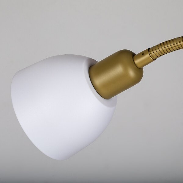 Brilagi - Stojacia lampa ARIANA 1xE27/100W/230V + 1xE14/25W zlatá