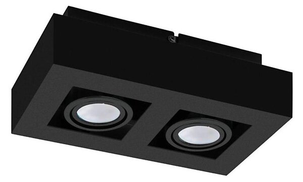 Eglo 31063 - LED bodové svietidlo MENDOZA 2xLED/4,7W/230V 3000K čierne