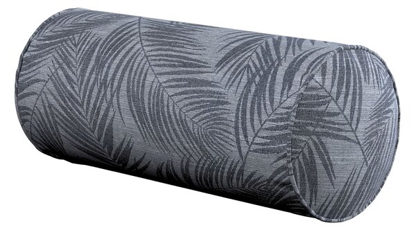 Jednoduchý valcový vankúš farba produktu sivá látka lesklá, vzorované