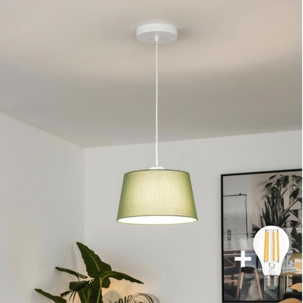 Brilagi - LED luster na lankách CERIA 1xE27/40W/230V pr. 25 cm zelený