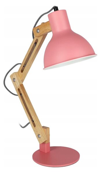 Stolná lampa 1xE27/40W/230V ružová