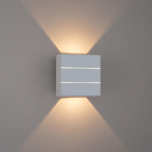 Immax 08521L - LED vonkajšie nástenné svietidlo LUXLINE 6W/230V 3000K IP54 biele