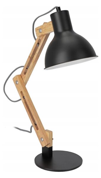 Stolná lampa 1xE27/40W/230V čierna