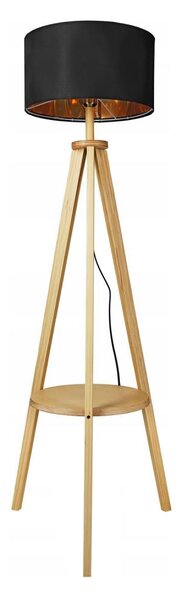 Stojacia lampa 1xE27/40W/230V čierna