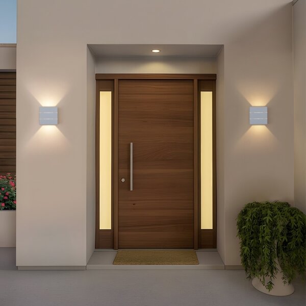 Immax 08521L - LED vonkajšie nástenné svietidlo LUXLINE 6W/230V 3000K IP54 biele