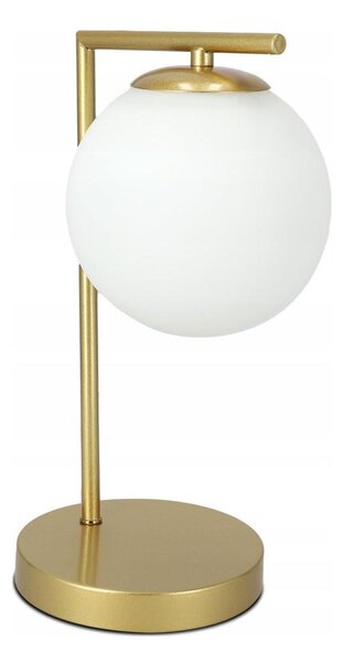 Stolná lampa 1xE27/40W/230V zlatá/biela