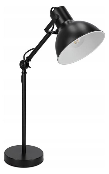 Stolná lampa 1xE27/40W/230V čierna