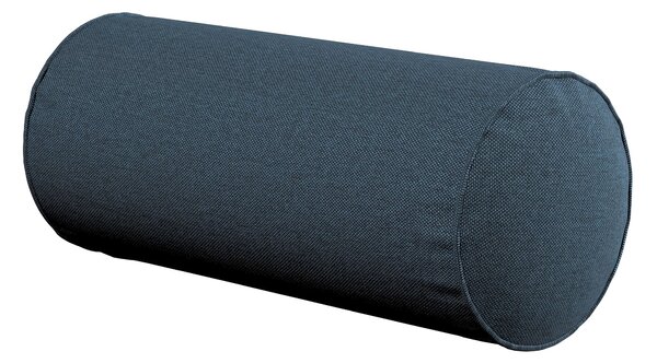 Jednoduchý valcový vankúš farba produktu modrá látka zapletaná