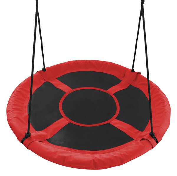 Detská hojdačka Nest 95 cm - čierna / červená
