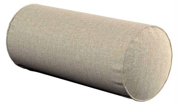 Jednoduchý valcový vankúš farba produktu béžová látka zapletaná