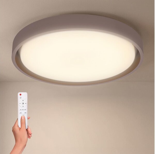Brilagi - stmievateľné LED svietidlo MATTEO LED/48W/230V 3000-6500K priemer 41 cm taupe +DO