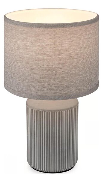 Brilo - Stolová lampa INO 1xE14/10W/230V šedá
