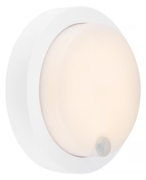 Brilo - LED nabíjateľné vonkajšie nástenné svietidlo s pohybovým senzorom LED/4W/5V 4400 mAh IP44 biele