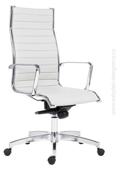 Kancelárska stolička KASE – 8800 RIBBED HIGH BACK SK2 (kancelárska stolička s tenkým prešívaným čalúnom na sedáku a operadle,)