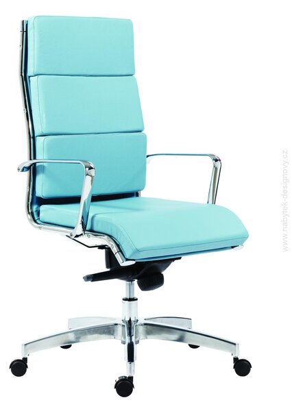 Kancelárska stolička KASE – 8800 SOFT HIGH BACK SK8 (kancelárska stolička s vyšším deleným čalúnom na sedáku a operadle,)