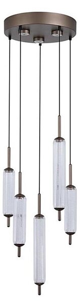 Searchlight 76210-5CL - LED stmievateľný luster na lanku CATTAIL LED/24W/230V