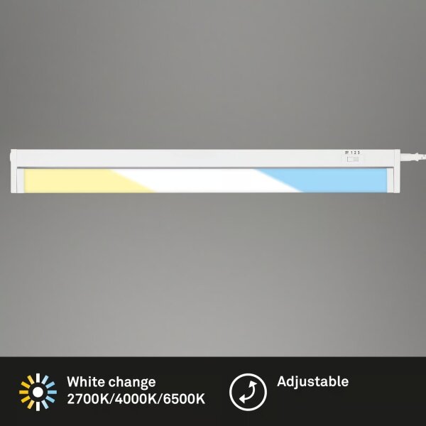 Brilo - LED svietidlo pod kuchynskú linku LED/6W/230V 2700/4000/6500K 54,5 cm biela