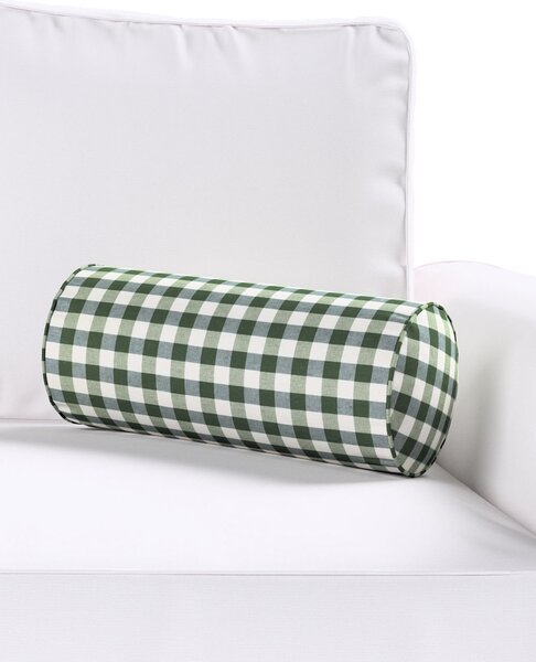 Jednoduchý valcový vankúš farba produktu zelená látka vzorované