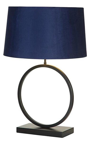 Searchlight EU93101AZ - Stolná lampa ELEGANT 1xE27/60W/230V modrá