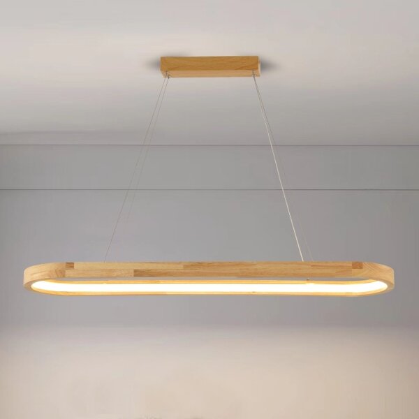 Brilagi - LED závesný luster na lankách UMEA WOOD LED/40W/230V 90x22 cm drevo