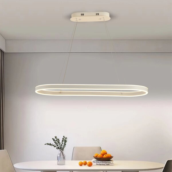 Brilagi - LED luster na lanku PONDIE LED/45W/230V 80x30 cm biela