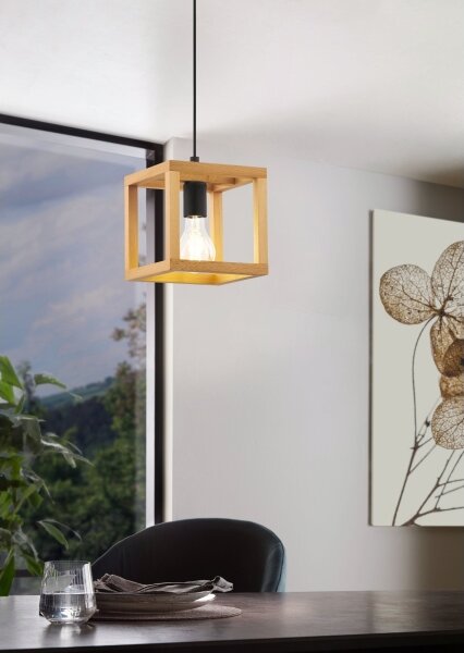 Eglo 32145 - Závesný luster BLACKCROWN 1xE27/40W/230V