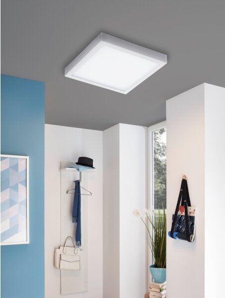 Eglo 33209 - LED RGBW stmievateľné stropné svietidlo FUEVA-C LED/21W/230V 30x30 cm biela