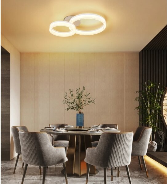 Globo 48046D2 - LED stropné svietidlo ZARA LED/24W/230V 3000K 33x50 cm