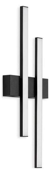 Telefunken - LED vonkajšie nástenné svietidlo 2xLED/4W/230V IP44 čierna