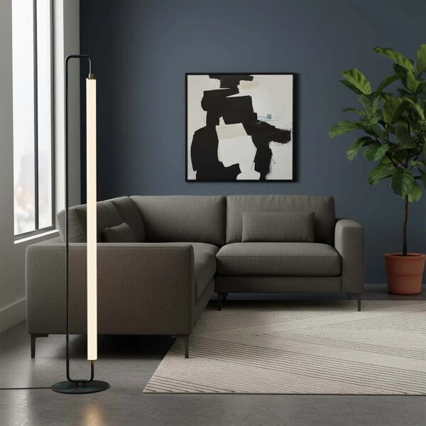 LED stojacia lampa FELICJA LED/24W/230V 4000K čierna