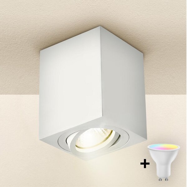 Brilagi - LED RGBW Stmievateľné bodové svietidlo MIA 1xGU10/4,8W/230V 100x80 mm biele