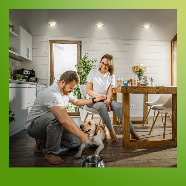 Briloner 7586032 - sada 3x LED kúpeľňových podhľadových svietidiel KLIRA LED/4,9W/230V IP23 chróm