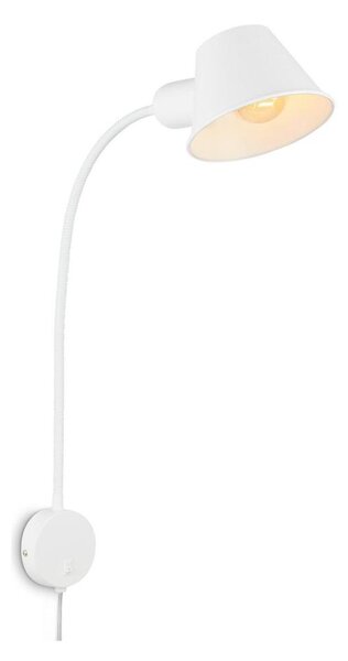 Briloner 2089-016 - Flexibilná nástenná lampa BRELLO 1xE27/10W/230V biela