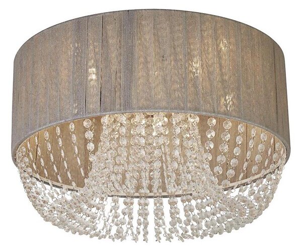 Searchlight 62615-5CC - Stropné svietidlo BELLANO 5xG9/7W/230V pr. 50 cm sivé