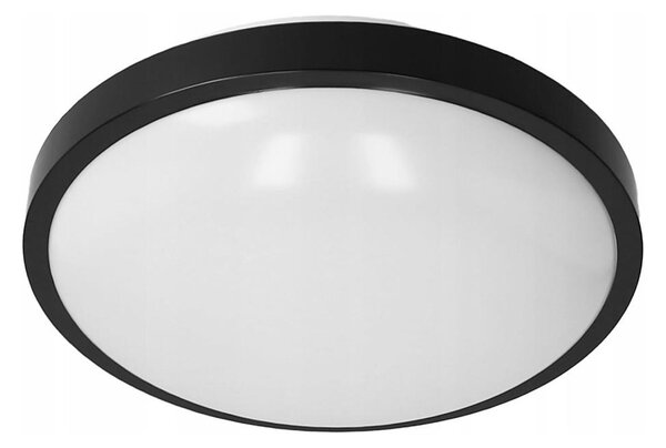 Stropné svietidlo 2xE27/40W/230V priemer 29,5 cm čierne