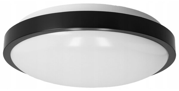 Stropné svietidlo 2xE27/40W/230V priemer 29,5 cm čierne