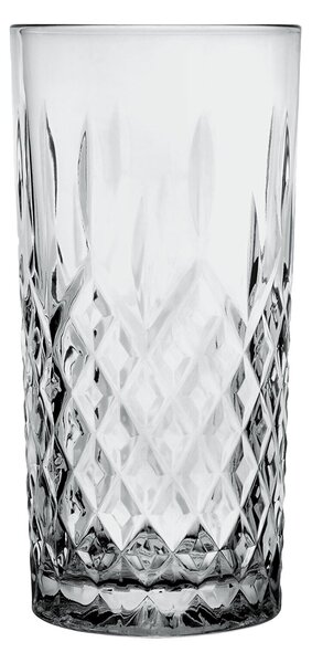 Sklenená nápojová pohárik Water Grey M - 300 ml