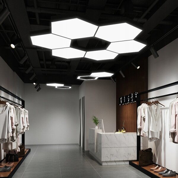 LED luster na lanku LED/20W/230V, čierny