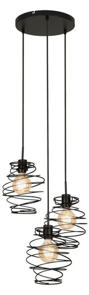 Briloner 4870-035 - Závesné svietidlo na lankách 3xE27/60W/230V