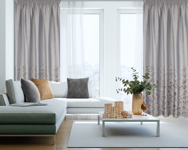 ZATEMŇOVACÍ ZÁVES NA PÁSKE MARIELA 140X270 CM VZOROVANÁ