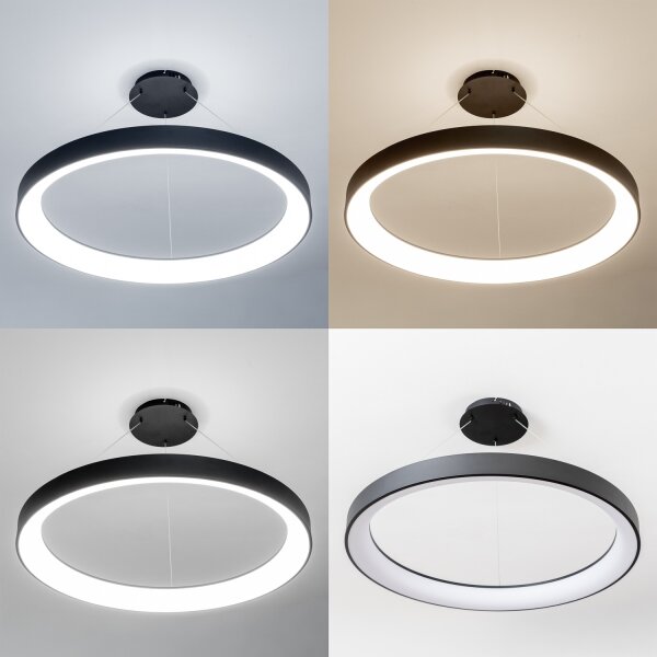 Brilagi - LED stmievateľný luster FALCON II LED/108W/230V 3000-6500K pr. 80 cm čierna + DO